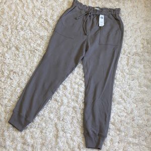 Brand-new A&F taupe colored jogger sweatpants